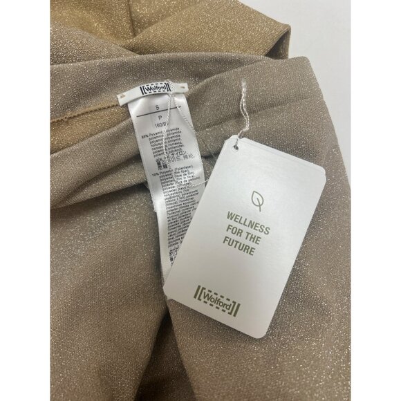 WOLFORD Fading Shine Dress Gold Shine NWT $470 - Picture 5 of 6